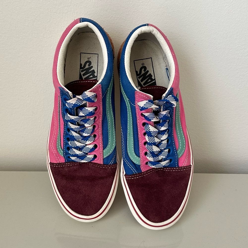 Colorful Vans Sneakers.